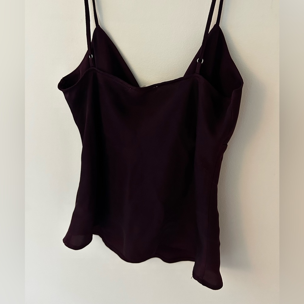 Wine colored cami top